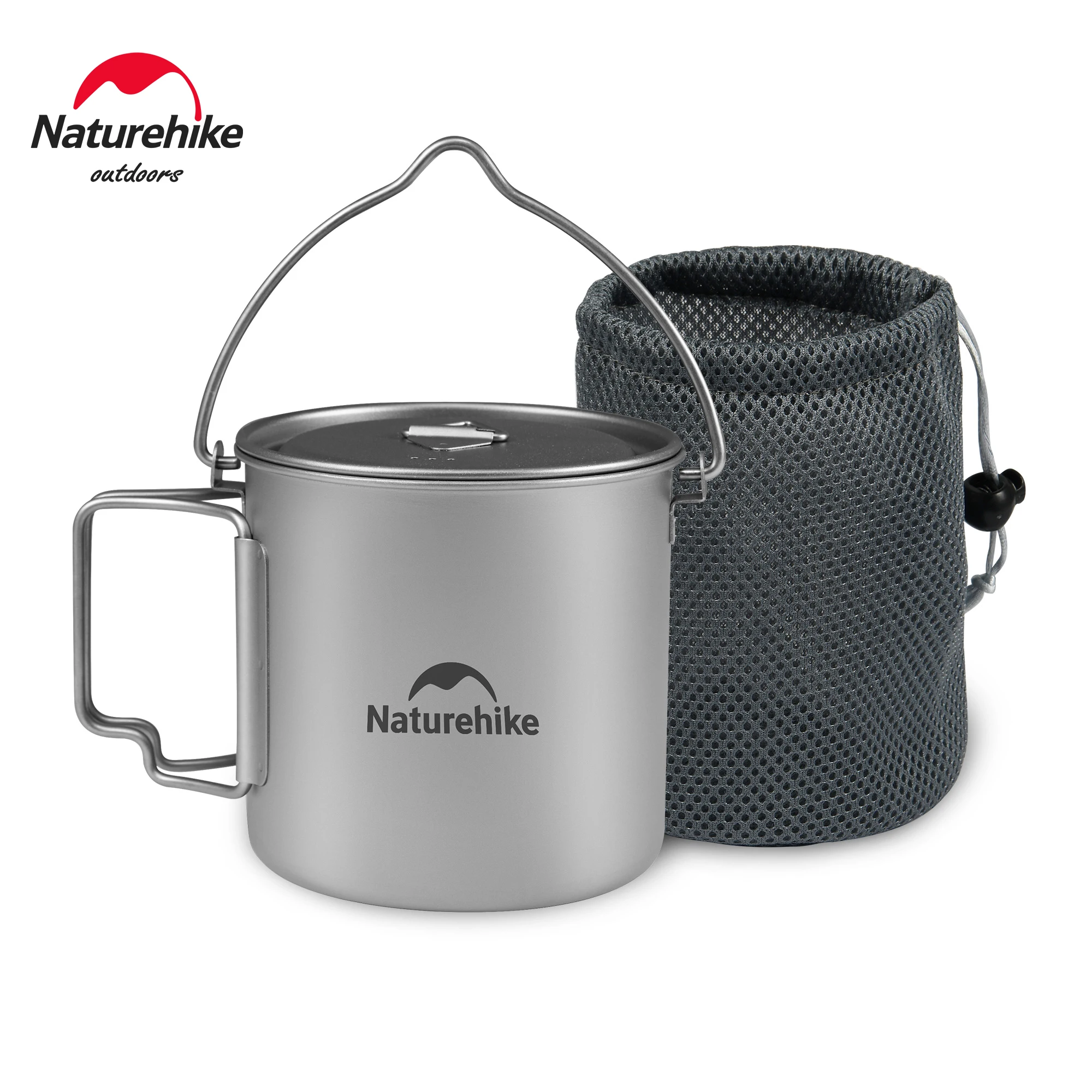 

Naturehike Ti01 Titanium Cup Titanium Bowl Pure Titanium Folding Mug Can Boil Water Portable Outdoor Picnic Tableware