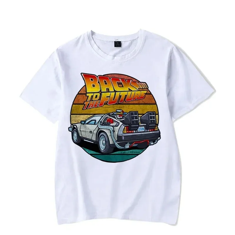 T Shirt for Men Back To The Future Print Men\'s Brand Tshirts Fashion T-shirt Casual Men Clothing Tops Tee T Shirt Homme Camiseta