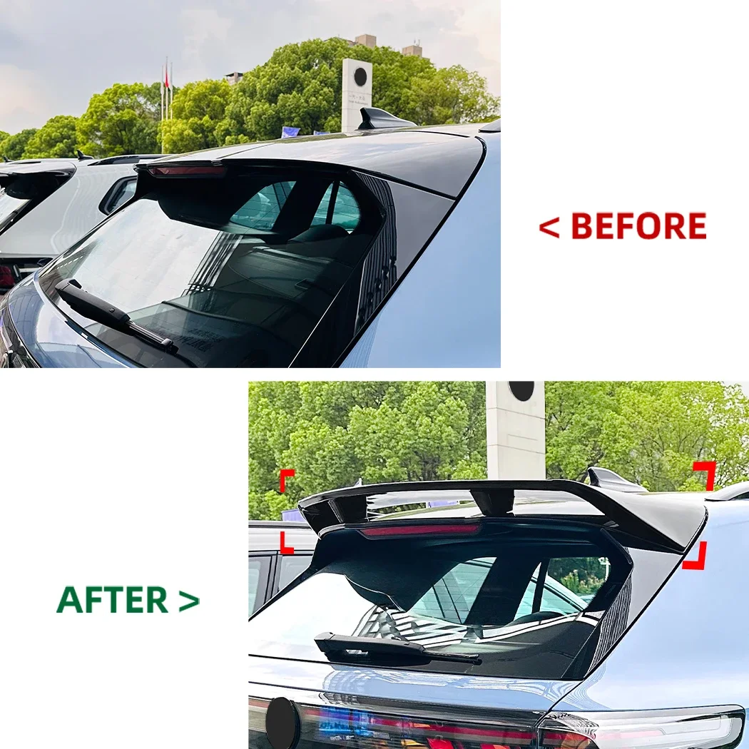 For VW Tiguan MK3 2024+ Car Rear Trunk Spoiler Wing Lip Fixed Wind Spoiler Rear Wing Auto Decoration Body Accessories Auto Parts