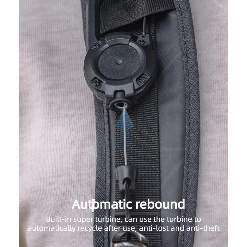 Backpack Quick Release Hanging Telescopic Rope Retractable Buckle Anti Loss Fall Protector Shoulder Bag DJI Pocket 3 Accessories