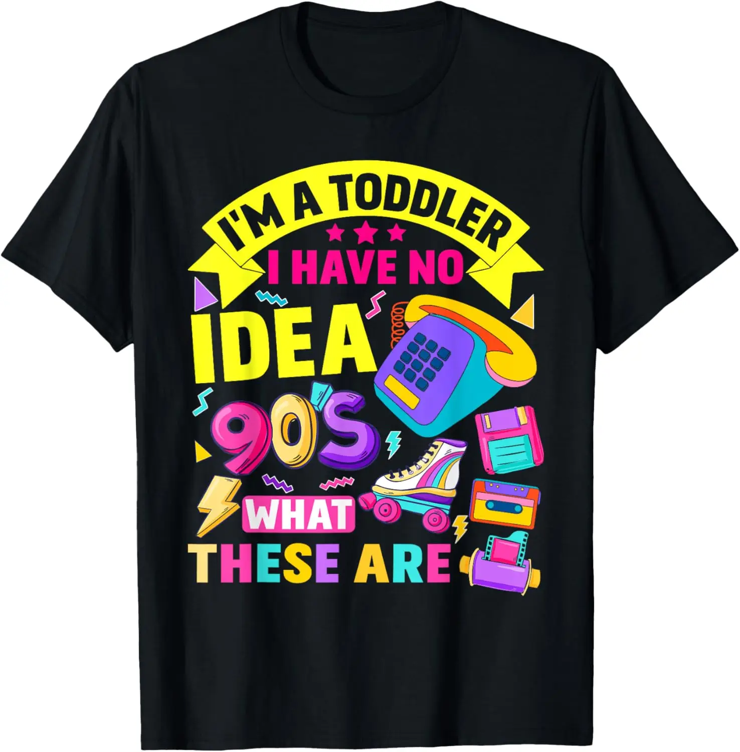 90s Outfit Ideas For Toddlers & 90s Theme Kids 90s Nostalgia T-Shirt