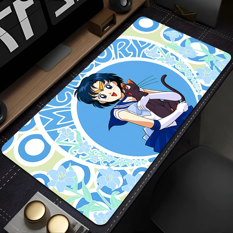 

Anime Mouse pad anti-slip keyboard pad notebook computer accessories office desk mat floor mat PC carpet S-Sailor Moons Mousepad