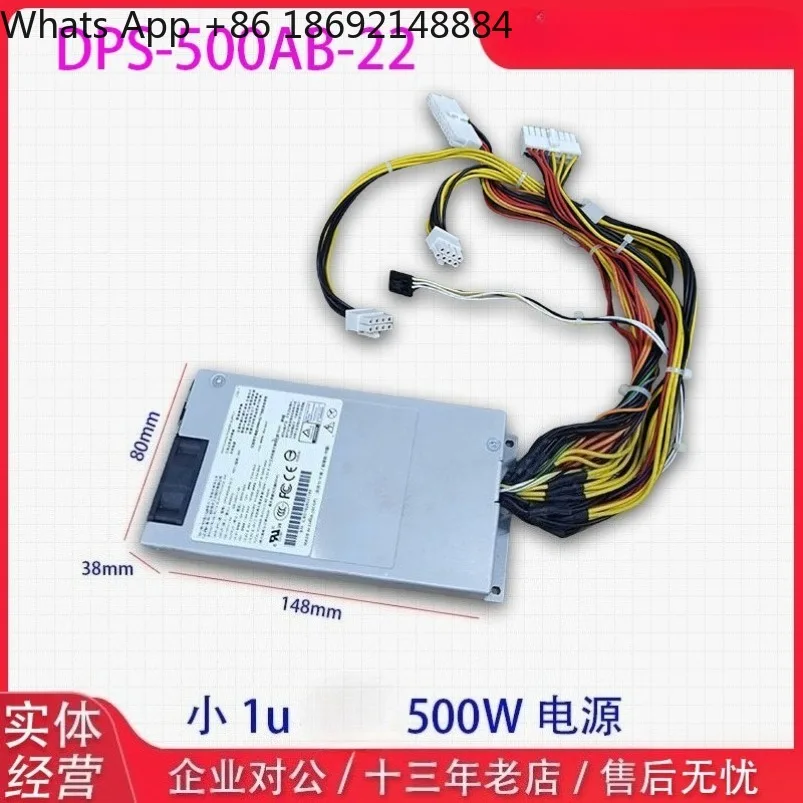 fuente-de-alimentacion-original-desmontada-tamano-pequeno-1u-delta-500w-dps-500ab-22-para-servidor