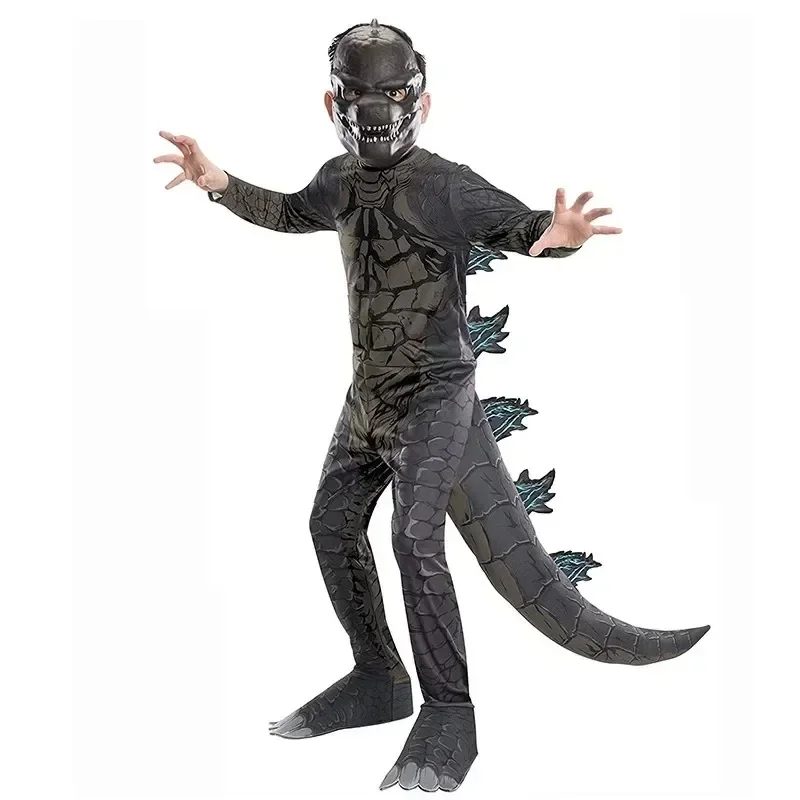 Dinosaur Boys Costume Halloween King Kong Battle Clothes Children's Cosplay Dinosaur Party Stage Performance Godzilla