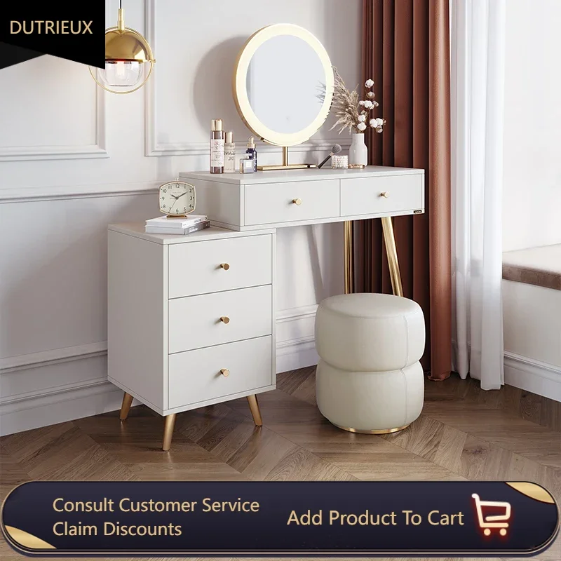 

Minimal Modern Dressing Table Drawers Mirror Modern White Dressers Make Up Penteadeiras De Maquiagem Bedroom Set Furniture