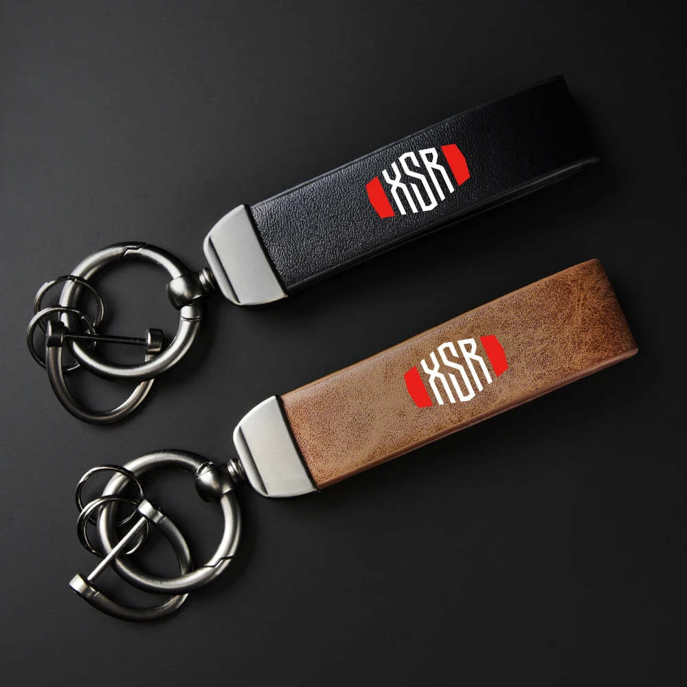 

Accessories High-Grade leather Motorcycle Keychain Holder Keyring For Yamaha XSR900 XSR700 XSR 2015-2021