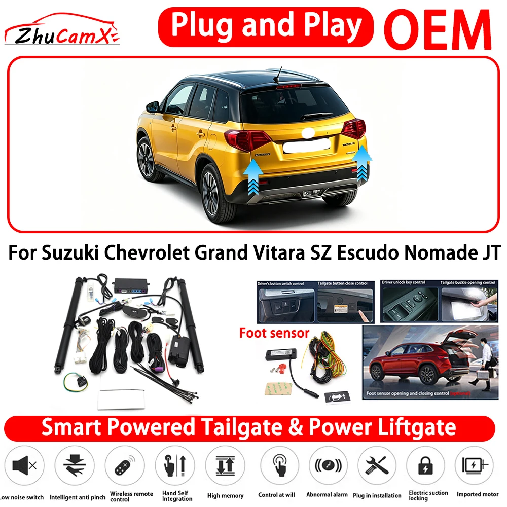 for Suzuki Chevrolet Grand Vitara SZ Escudo Nomade JT OEM Smart Powered Tailgate Power Liftgate Automatic Rear Trunk Tailgate