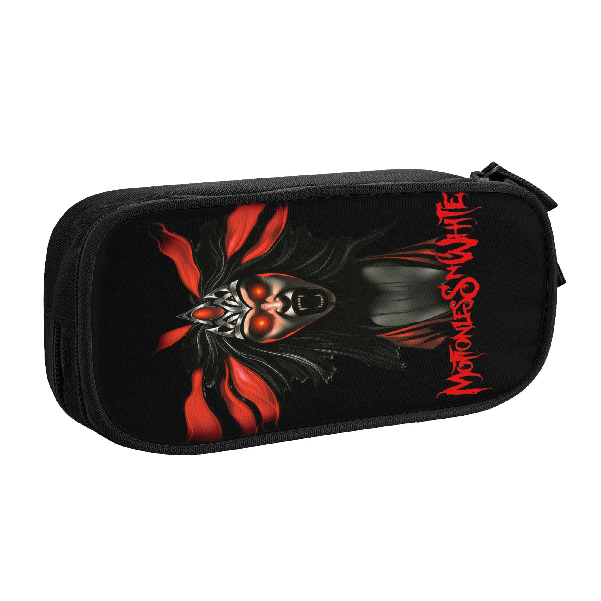 

Motionless In White Heavy Metal Band Cute Pencil Cases Girls Boys Large Storage Pencil Pouch Students Stationery