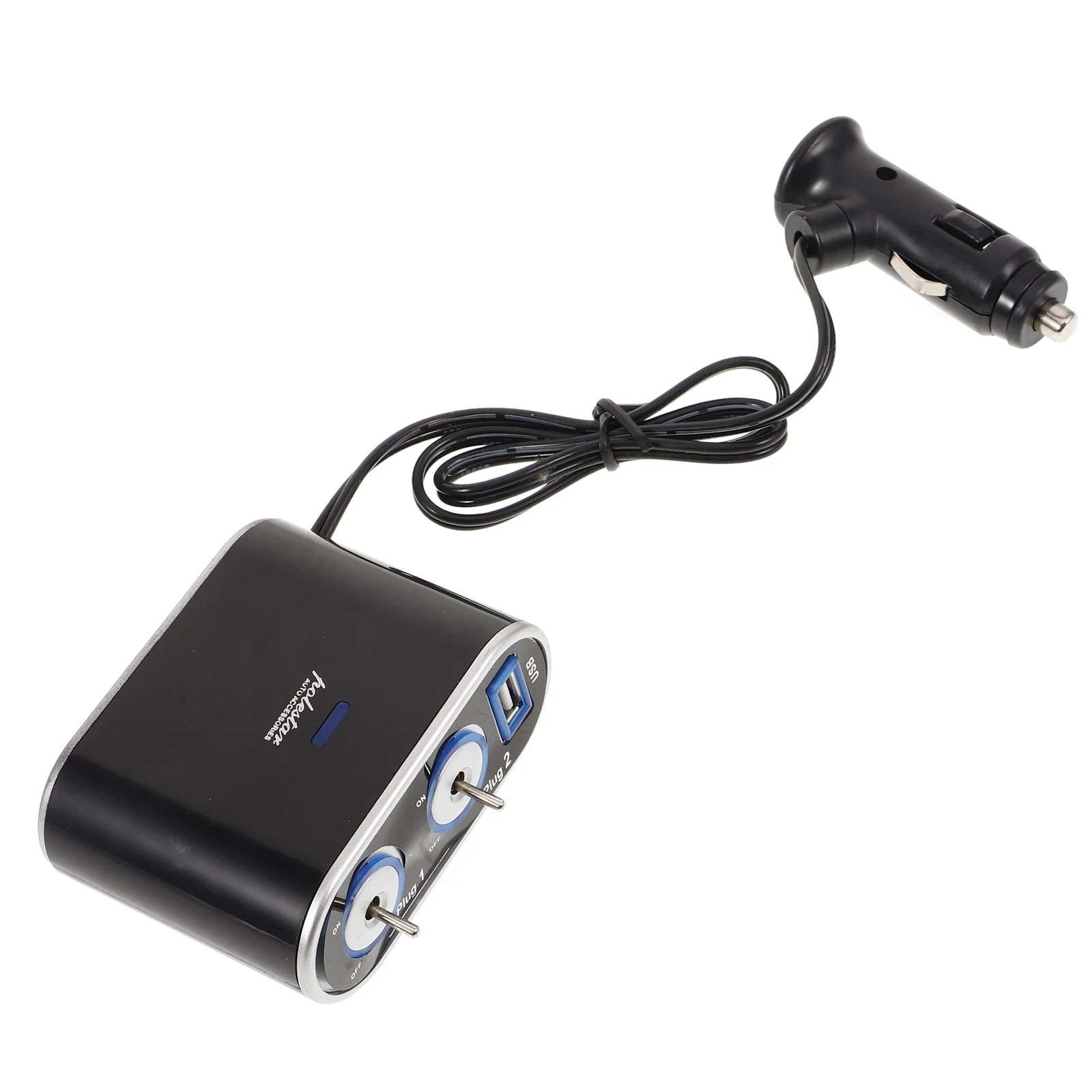 

Car Cigarette Lighter Splitter USB Adapter Switch Compact Portable Car Distributor Multi Cigarette Lighter