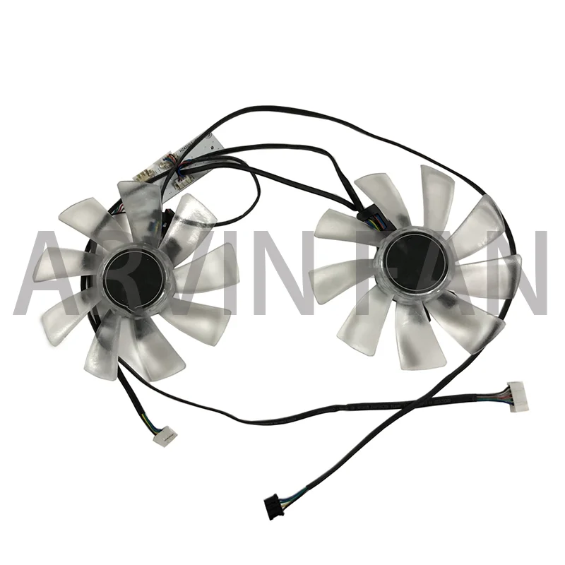 2Pcs/Set GPU VGA Cooler,Video Card Fan,FY10015M12LPA,For KFA2 RTX 2070 2080 Super EX (1-Click OC),For KFA2 RTX 2060 PLUS EX