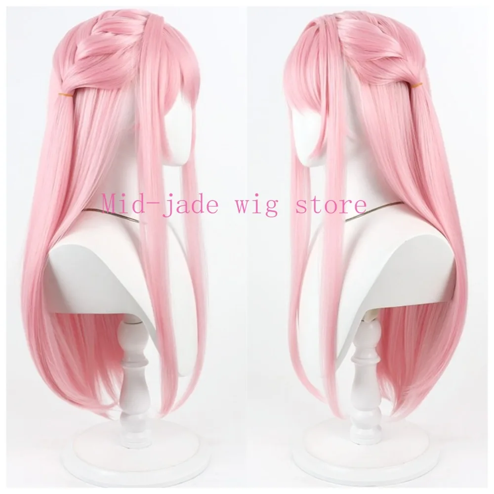 Mikogami Kotone Cosplay Wig Realistic Scalp Styled Hair for Valentine Festival and Photo Shoot
