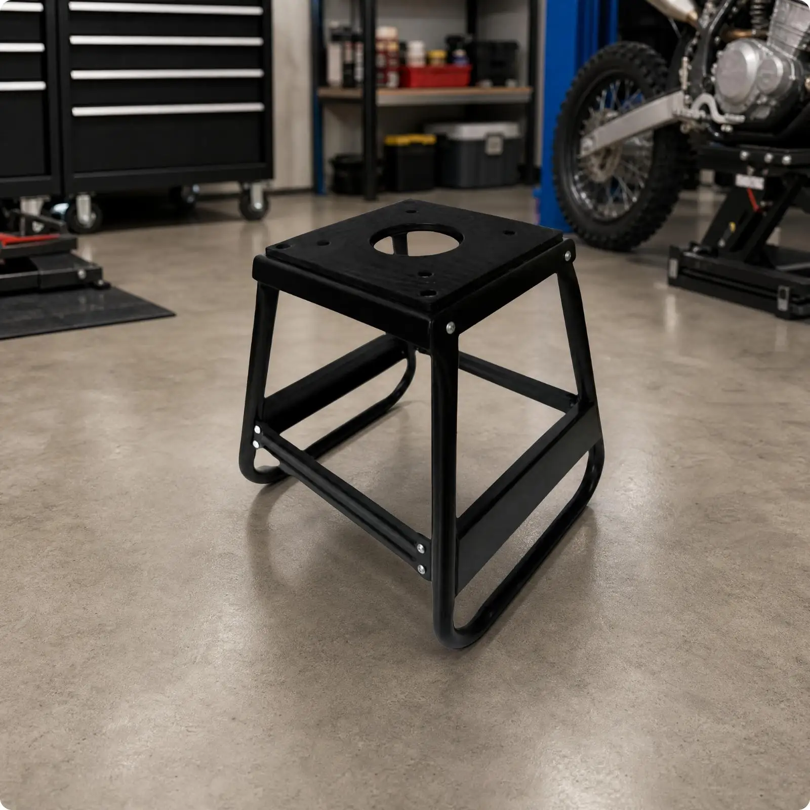 Établi de travail en acier au carbone mince pour motocyclette, idéal pour garage