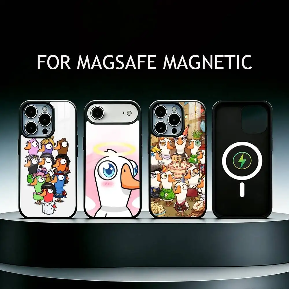 

Deduction Game Goose Goose Duck Phone Case For iPhone17,16,15,14,13,12,11 Plus,Pro Supports Magnetic Wireless Charging