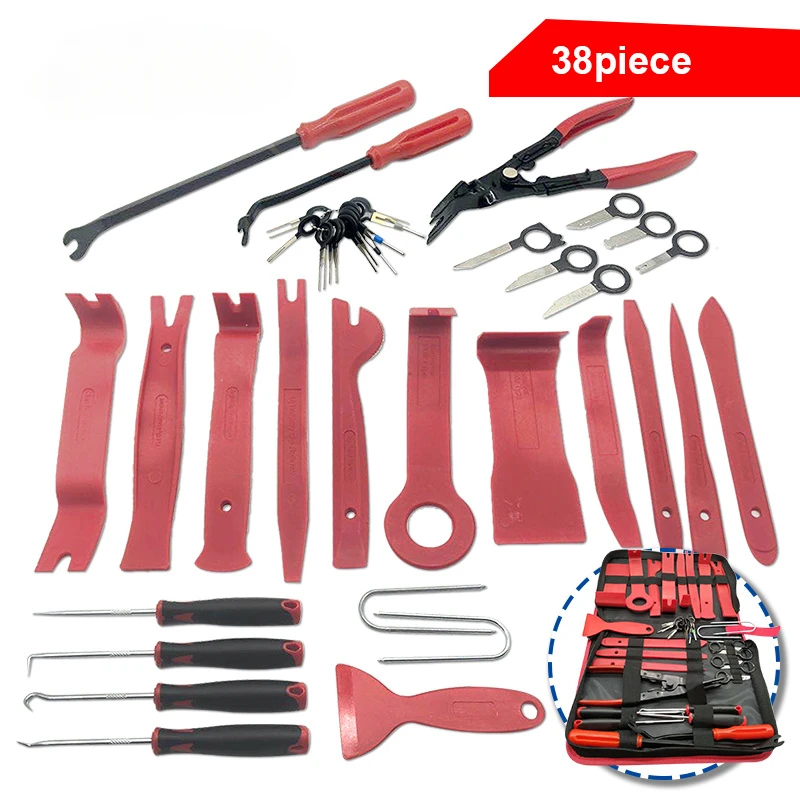 Car tools Interior 38PCS 19PCS audio Disassembly Kit car Center Console Panel Disassembly Tool For Auto Trim Puller Set