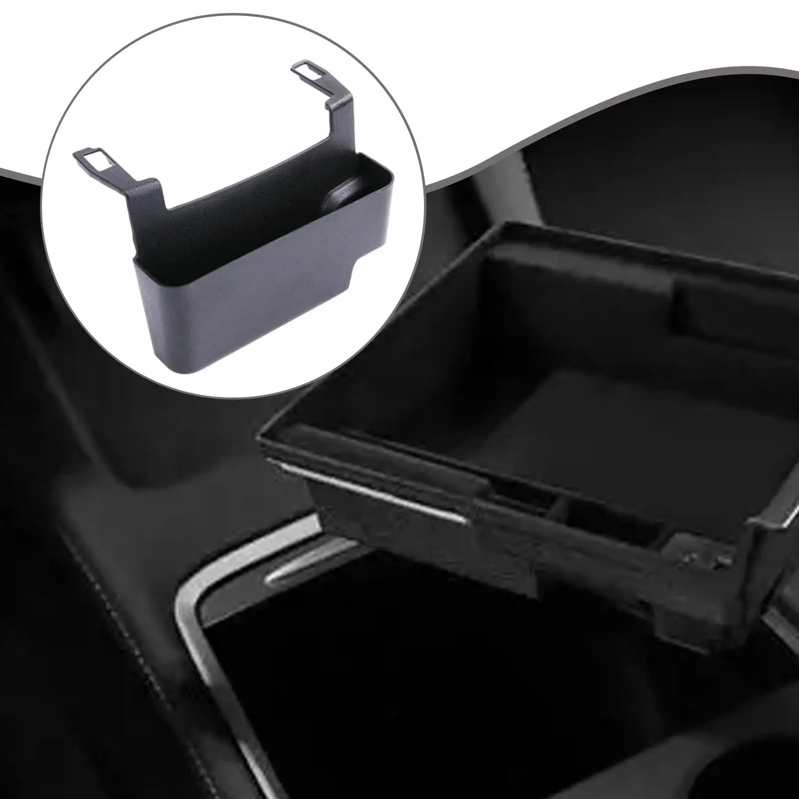 Car Center Console Organizer Tray Compatible with Jeep Wrangler JL JLU 2018 2025 Interior Accessories Sturdy ABS
