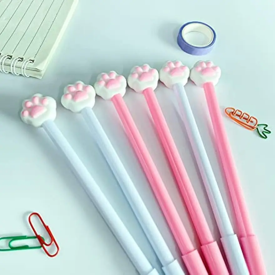 150 Gel Pens Set Kawaii Lovely Colorful Cat Paw Claw Gel Ball Pens Office School Stationery Kawaii Office School Supplies