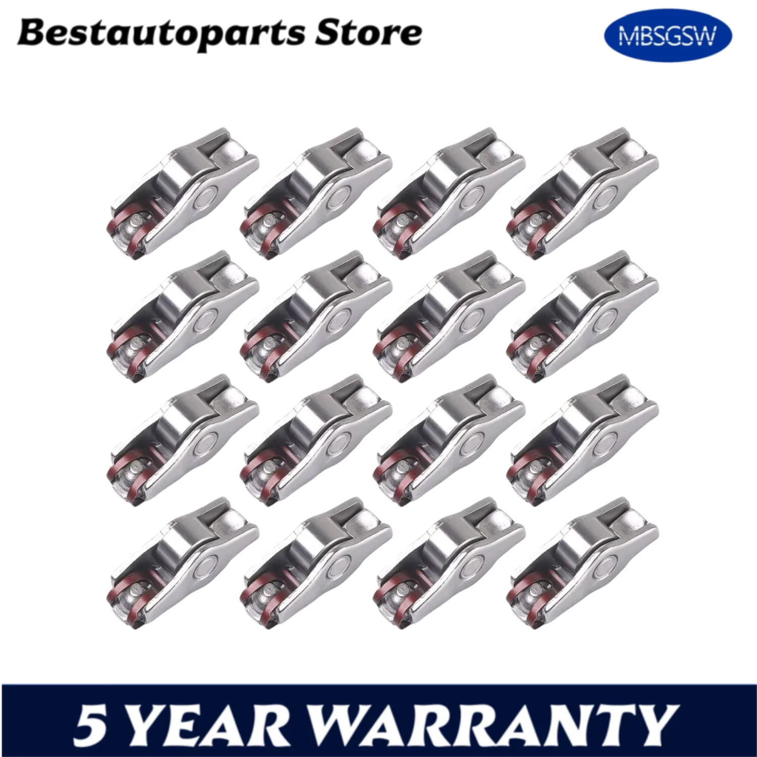 

16PCS Rocker Arms 24551-2E001 245512E001 For Hyundai Elantra Kona Tucson Veloster Kia Soul Forte Seltos 1.8L 2.0L