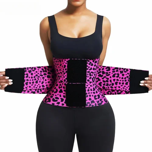 Imagen 2 del producto Corsé de entrenamiento de cintura ajustable para mujer, cinturón adelgazante para Control de barriga posparto, entrenamiento de gimnasio, faja recortadora de cintura para sudor