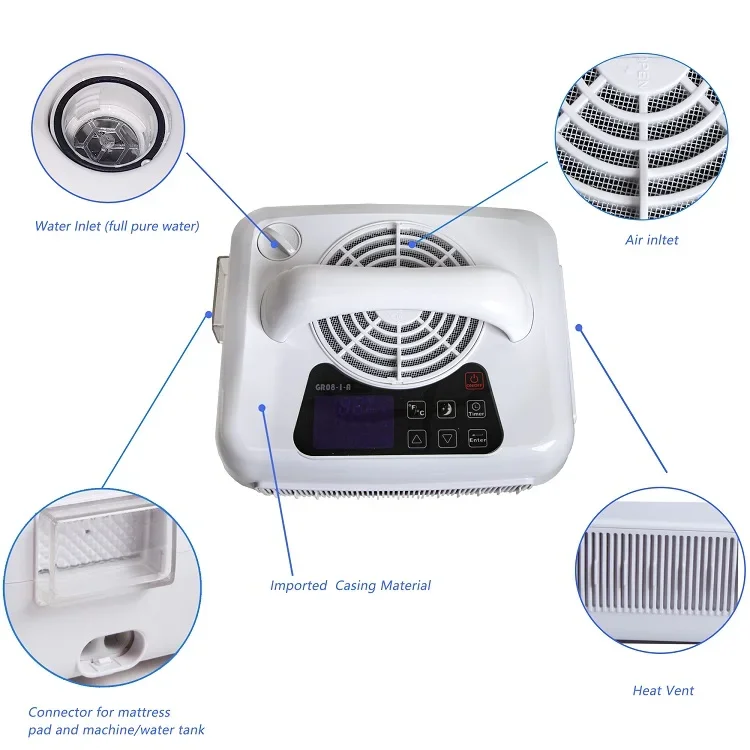

-Pad Ice Therapy Machine Cooler Cryo Cold Therapy Hot Cold Compression Leg Arm Shoulder Physical System Wrap