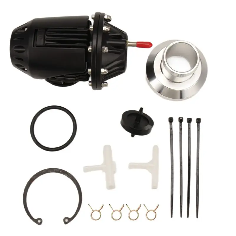 

SQV4 Регулируемый фланцевый продувочный клапан Турбопредохранительный клапан SQV4 Переходник продувочный клапан черный