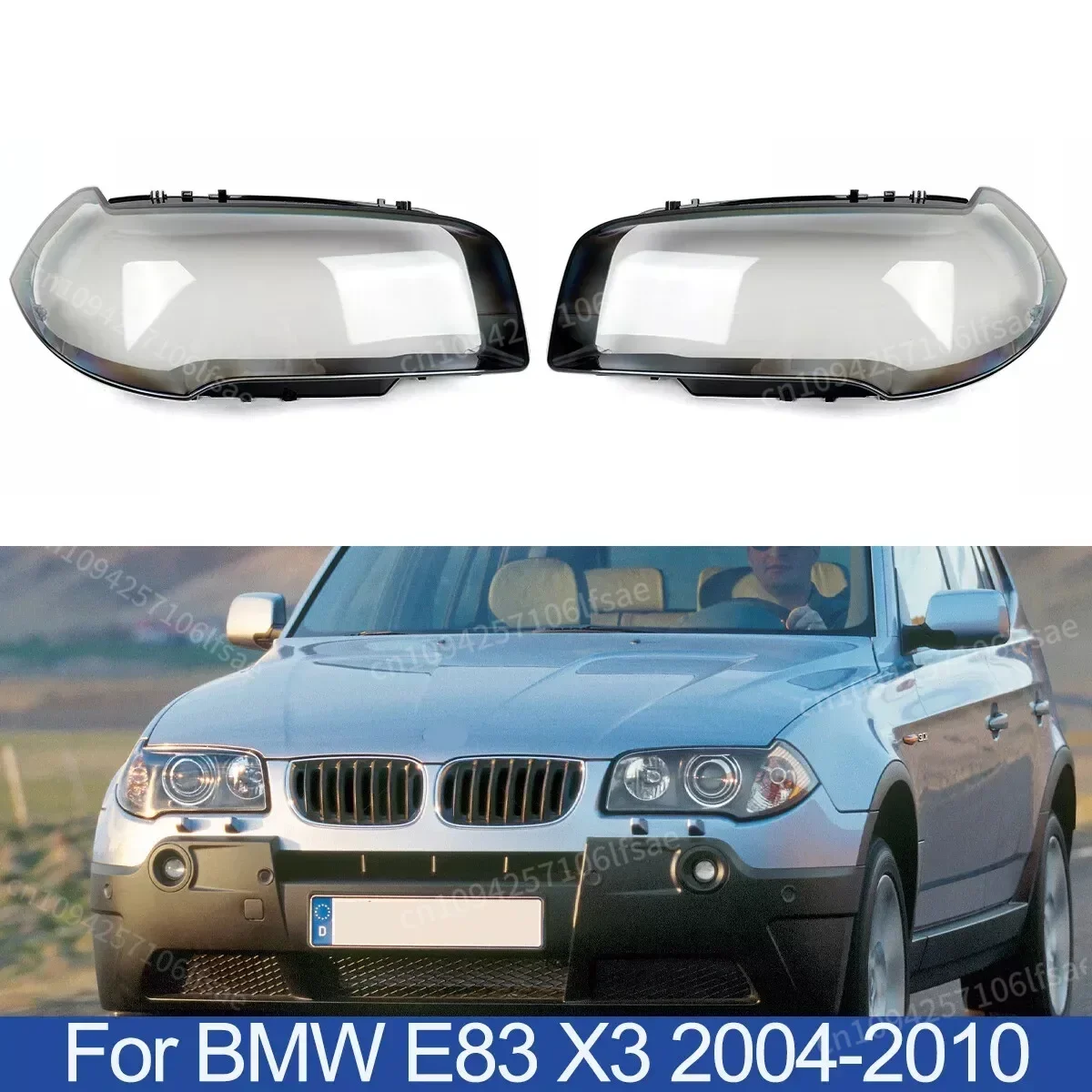 

Right/Left Car Headlight Lens Glass Lampshade Led Headlamp Lens Cover For X3 E83 2004-2011 Headlight Cover Shell