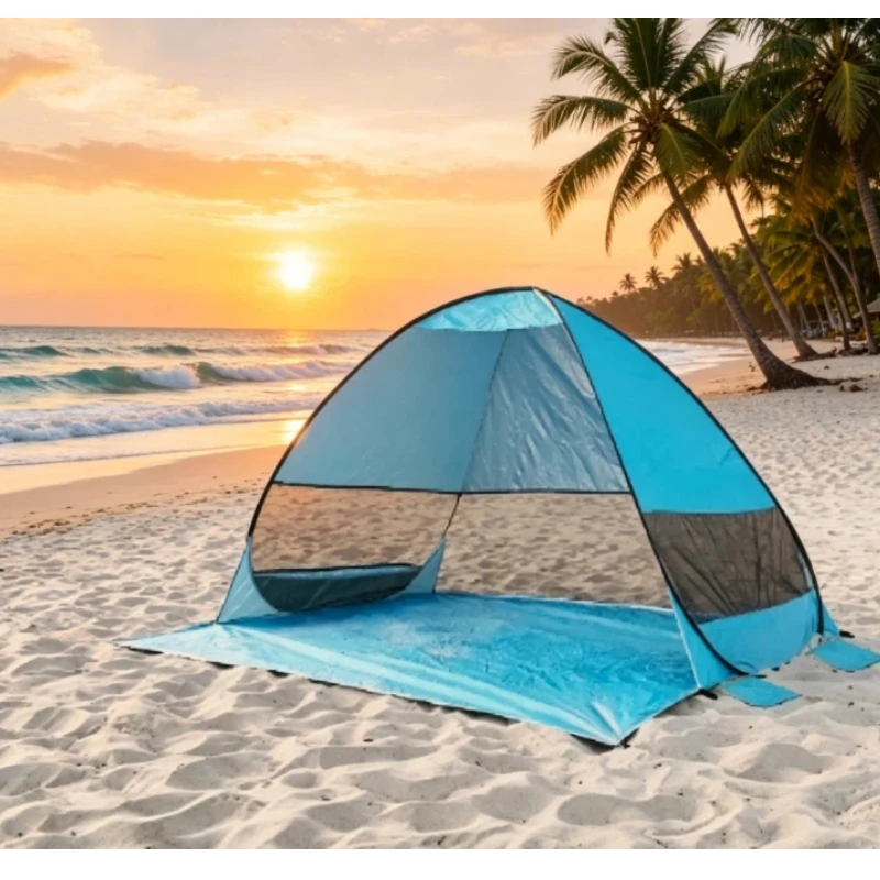 

Beach Quick Open Tent Fully Automatic Beach Sunshade Outdoor Portable Multi Functional Tent
