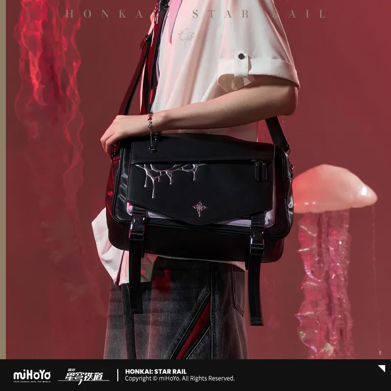 [Producto Oficial] Pre-venta 2026.06 Anime Honkai: Star Rail Game Cos Evernight 36X25.5X11cm Bolso de Hombro de PU en Regalo