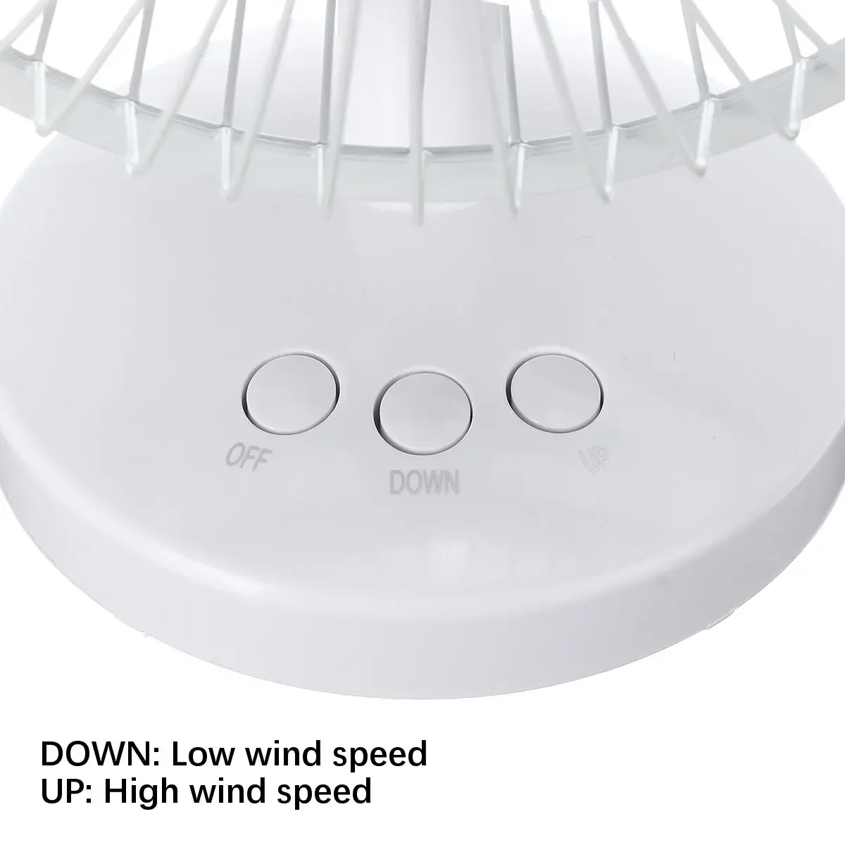 6 inch Portable Desktop Fans USB Fan Mute Cooler Air Circulator Travel Adjustable 2 Speed Small Air Conditioning Fan