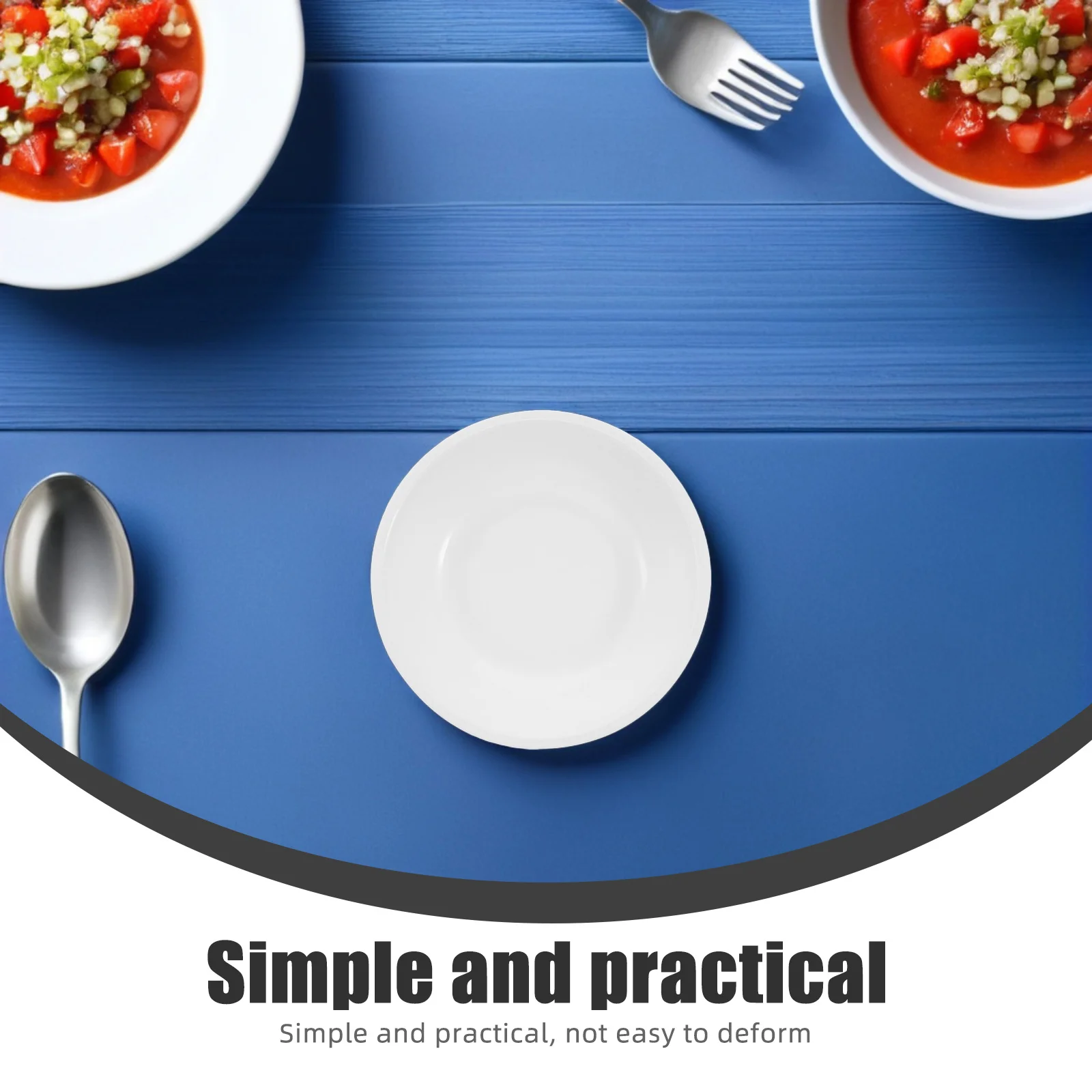 

12pcs Plastic Condiment Dishes Small Size Premium Material Easy Clean Dishwasher Safe For Ketchup Sauces Mustard Oil Dipping