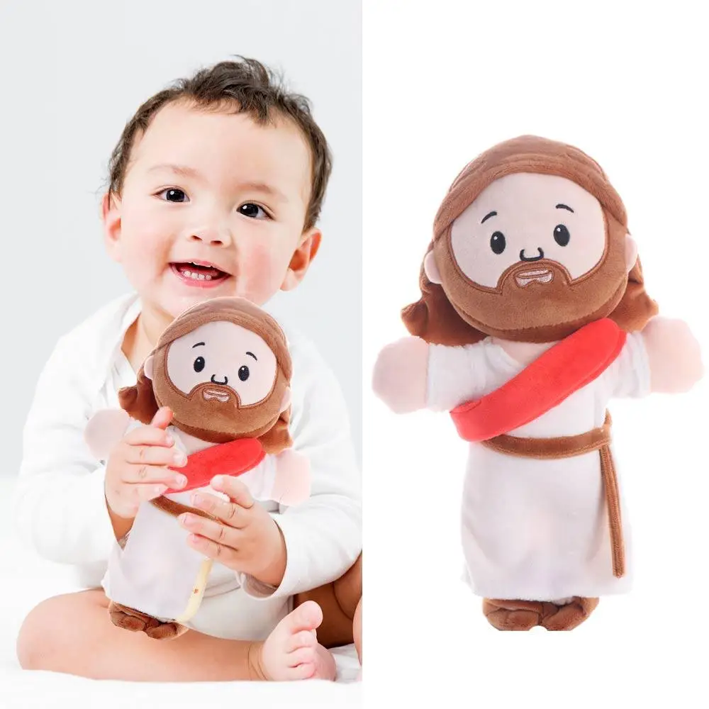 

Stuffed Animal Jesus Plush Toy 25cm Kawaii Holy Family Plush Doll Cartoon Cute Christ Religious Plushie Figure Children