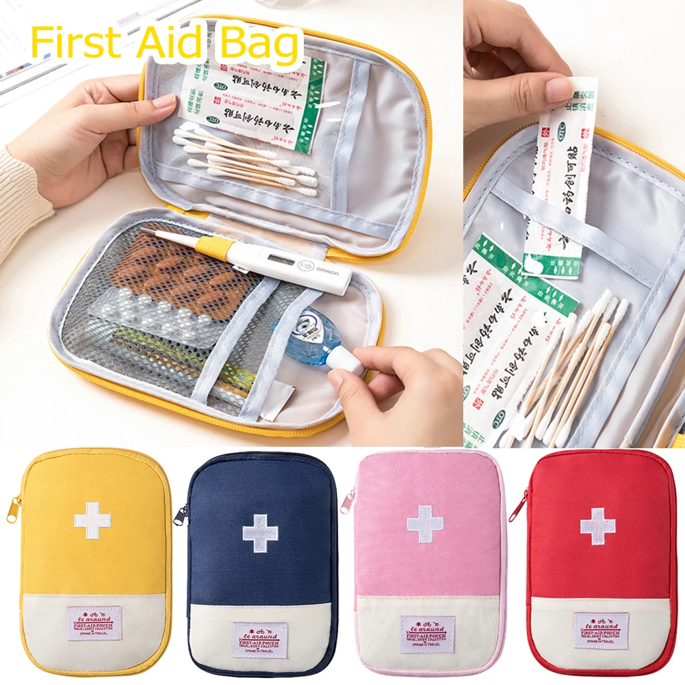 Portable Medicine Bag First Aid Medical Kit Travel Outdoor Camping Emergency Medicine Storage Bag Travel Home Pill Storage Bag