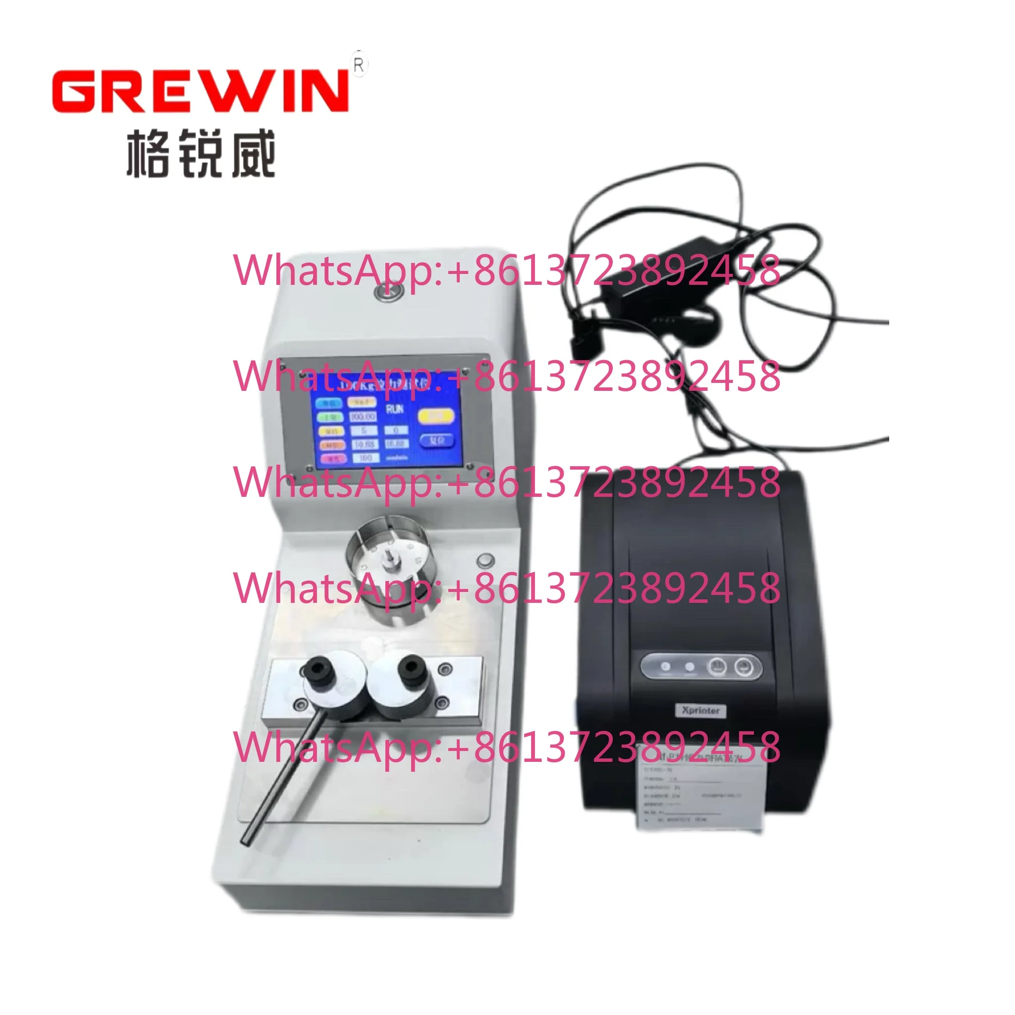 Factory Benchtop Electric Wire Terminal Pull Force Testing Machine Crimping Tensile Push Pull Tester with Data Printer GRV-DMT50