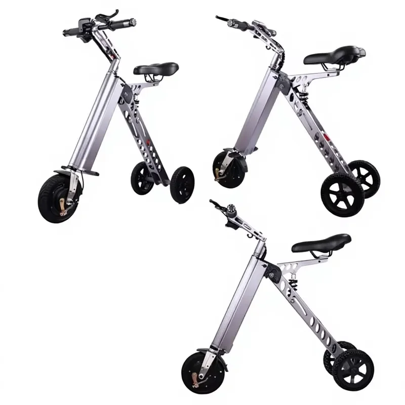 Foldable Electric Mobility Tricycle 8in Wheels Lightweight Portable Scooter Suitable for Elderly and Adults