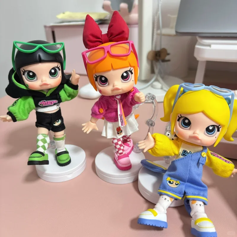 

Authentic Molly X The Powerpuff Girls Action Figure Blind Box Intersting Desktop Decoration Gift Ideas For Valentine'S Day