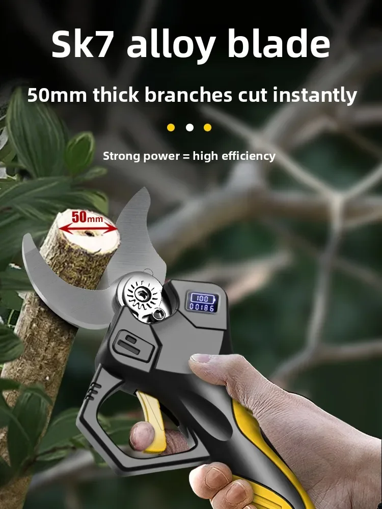 

Electric scissors garden pruning shears tree pruning lithium electric branches cordless electric pruning shears