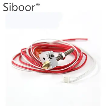 DIY熱端套件噴嘴MK8擠出機喉部加熱器1.75mm/0.4mm擠出機加熱塊適用於Raprep i3 Anet A2 A8 3D列印機配件 10 最佳銷售 mk8 熱端 - №9