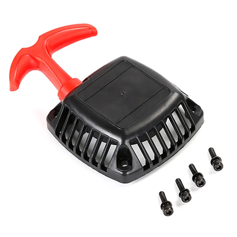 ABUM-2X Avviamento a strappo facile da avviare per motore 32Cc-36Cc Zenoah CY per 1/5 Hpi Baja 5B Rovan LT Losi 5Ive-T, Rosso