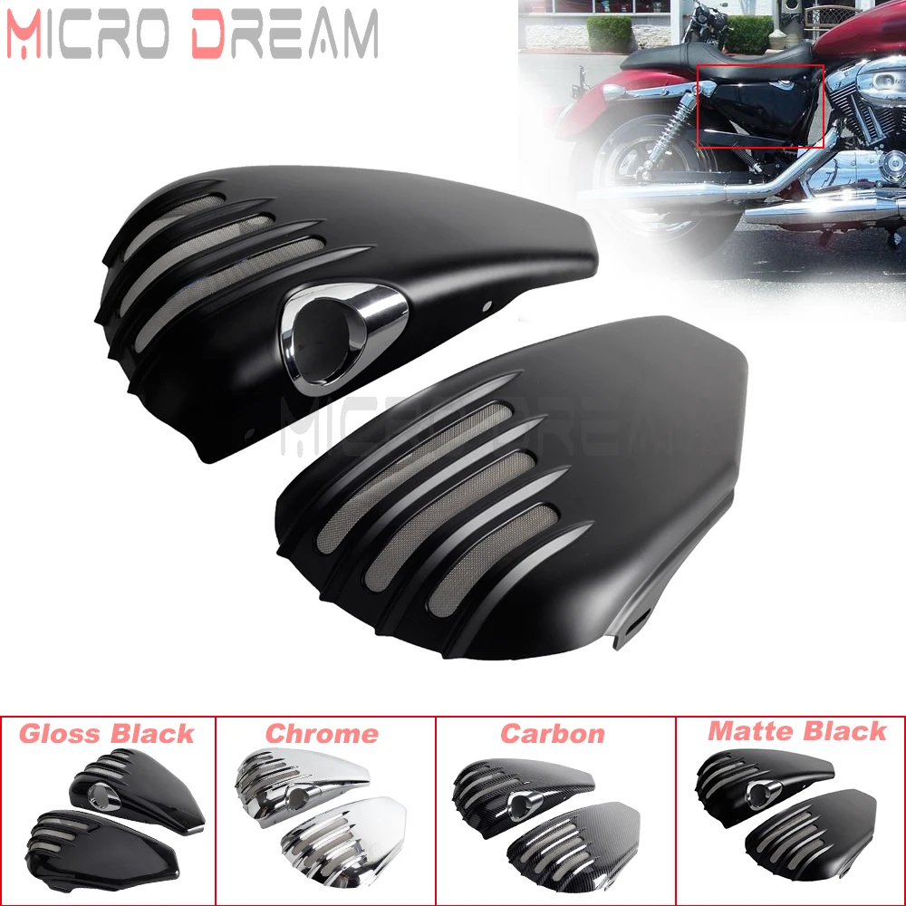 

Motorcycle Battery Fairing Cover Side Cover Left & Right Protection Cover For Harley Sportster XL 1200 883 XL1200 XL1200 C R L N