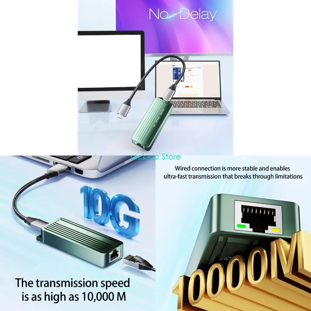 

Портативные сетевые преобразователи Q5WA типа C со скоростью 10000 МБ, интерфейсы USB3 2 для нескольких устройств