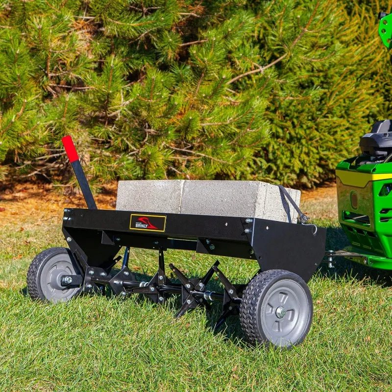 PA-42BH-A Tow Behind Plug Aerator with Folding Easy-Store Tow Bar, 42"