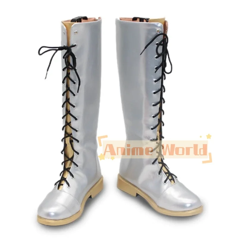 Niños adultos niños niñas niños película de Anime KPop Demon Hunters Rumi Mira Zoey PU zapatos Cosplay botas Halloween carnaval fiesta