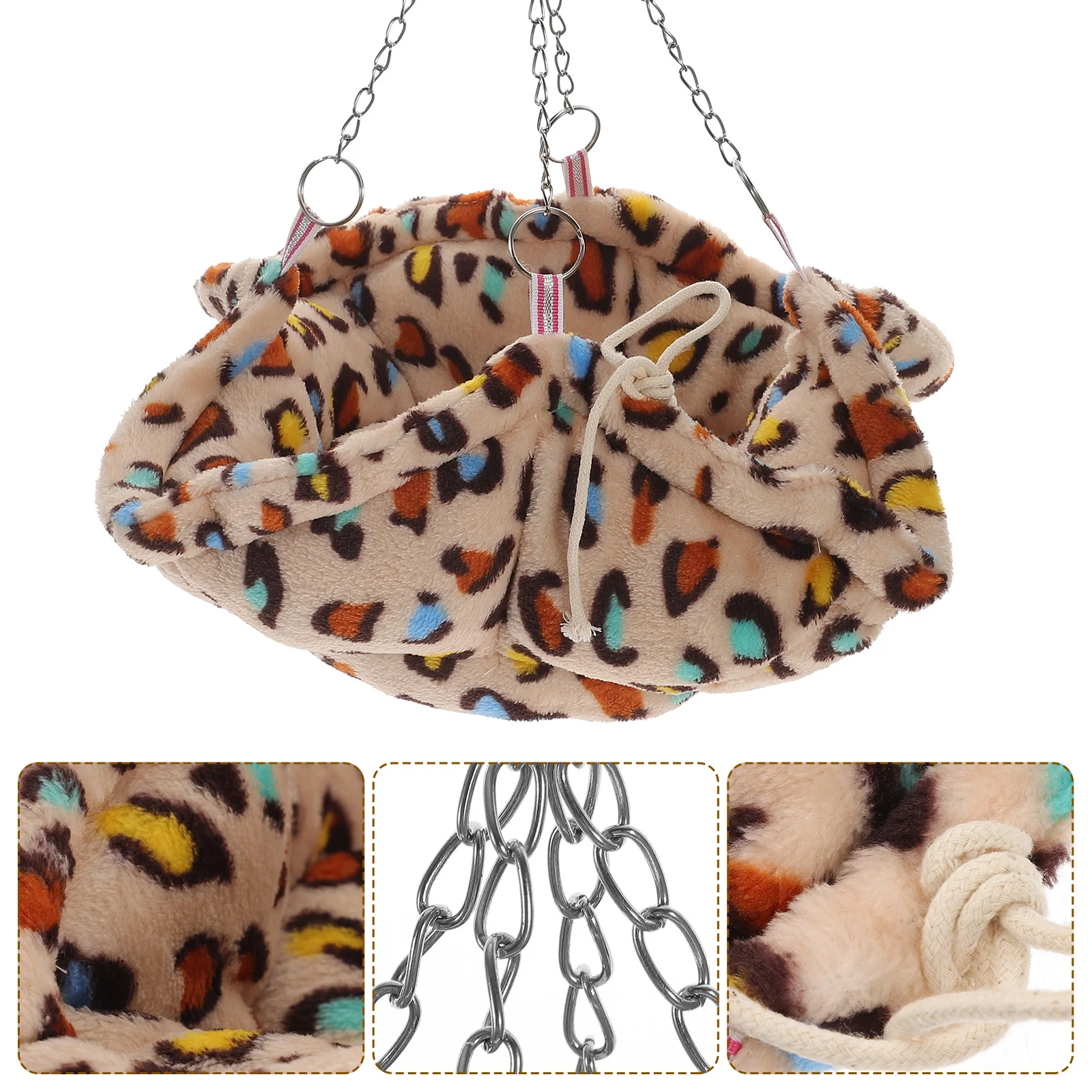 

Hamster Hanging Nest Warm Sleeping Bed For Small Pets Soft Hideout Hedgehog Chinchilla Rabbit Squirrel Guinea Pig House