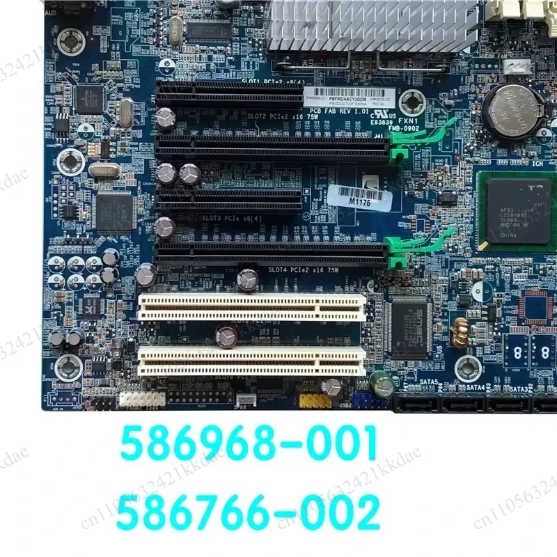 586968-001 For HP Z400 Workstation Motherboard 586968-001 586766-002 Mainboard 100% tested fully work