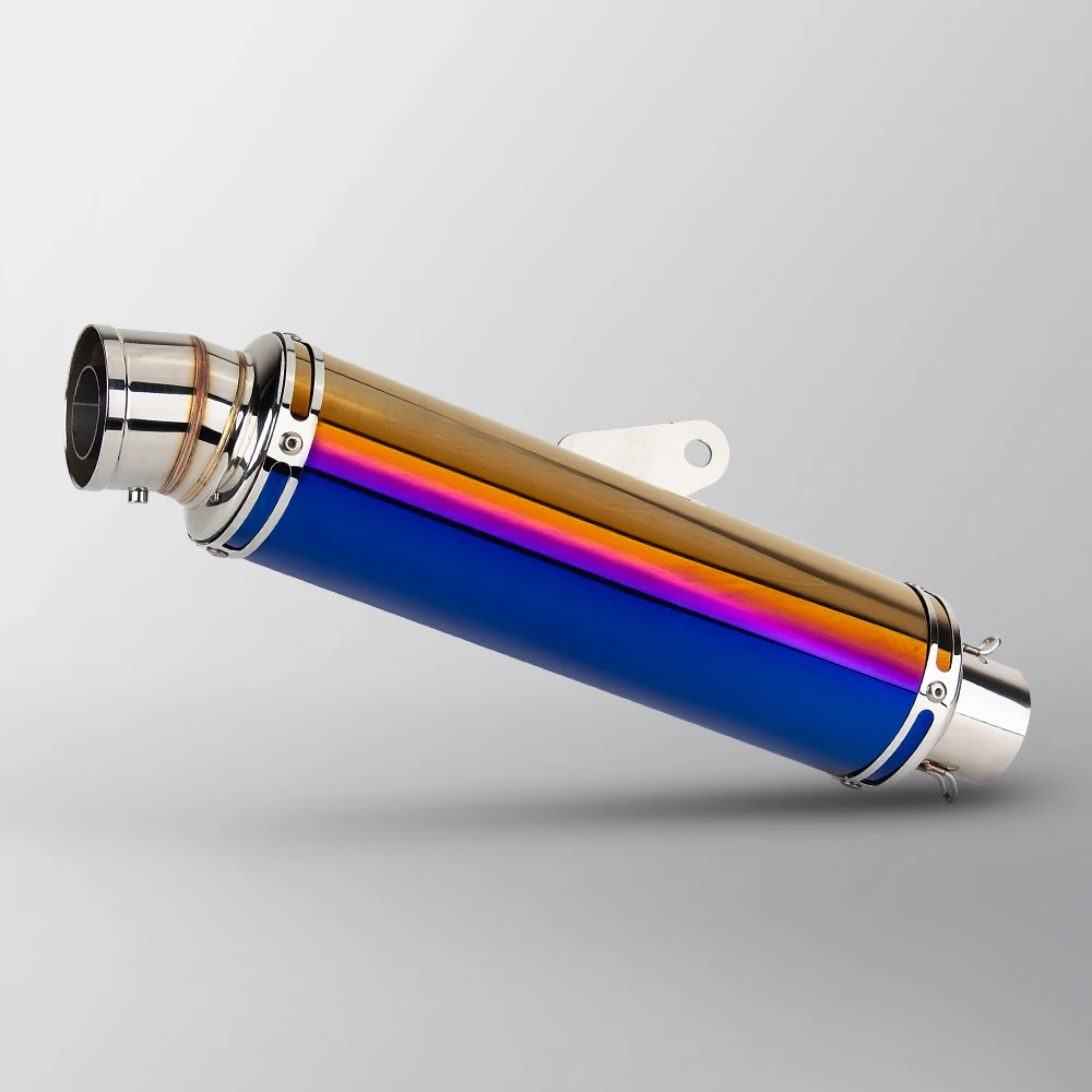 

51mm interface Universal Motorcycle Exhaust Tail Tube Muffler Pipe for Z1000 CBR600RR TNT600 FZ8 R1 R6 GSXR1000 DUKE 1390 XSR700