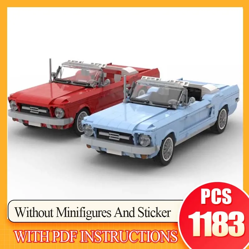 

1: 18 Speed Champion Convertible Technology Blocks Gifts Christmas Toys DIY Sets Assembly City Vehicle Model Moc Building Bricks