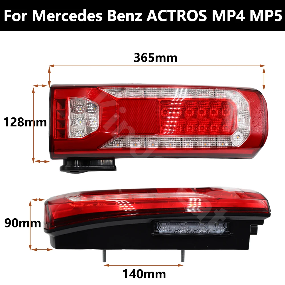 For Mercedes Benz ACTROS MP4 MP5 ATEGO New Design 24V LED Truck Tail Light 0035441003 0035442103