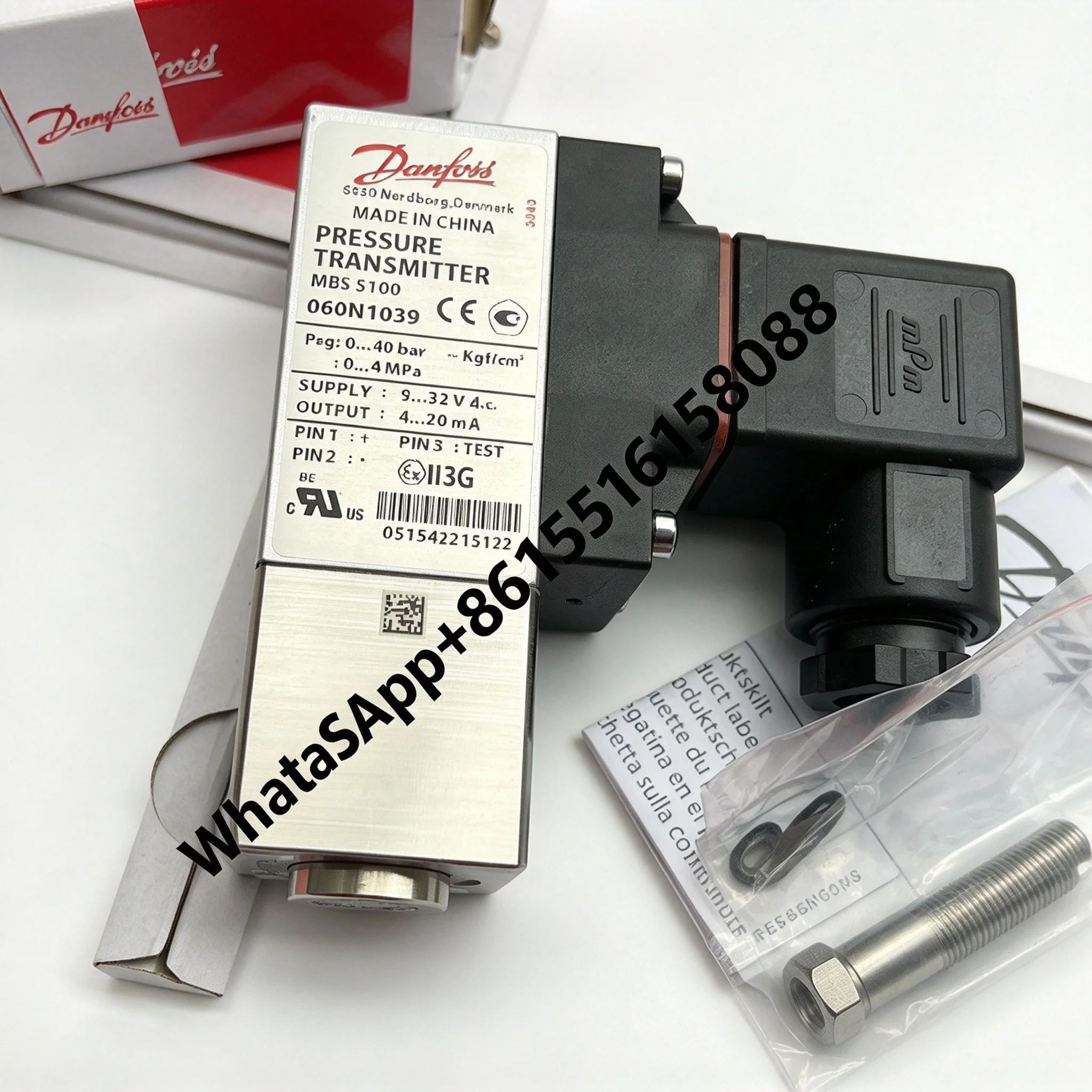 MBS5100 060N1032  060N1033  060N1034  060N1035  060N1036   060N1037  060N1038  060N1039 Danfoss Pressure Switch