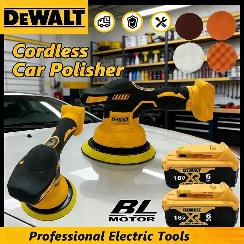 

Dewalt 8 Gears Digital Display Cordless Car Polisher Electric Polisher Auto Car Waxing Polishing Machine For Dewalt 18V Battery