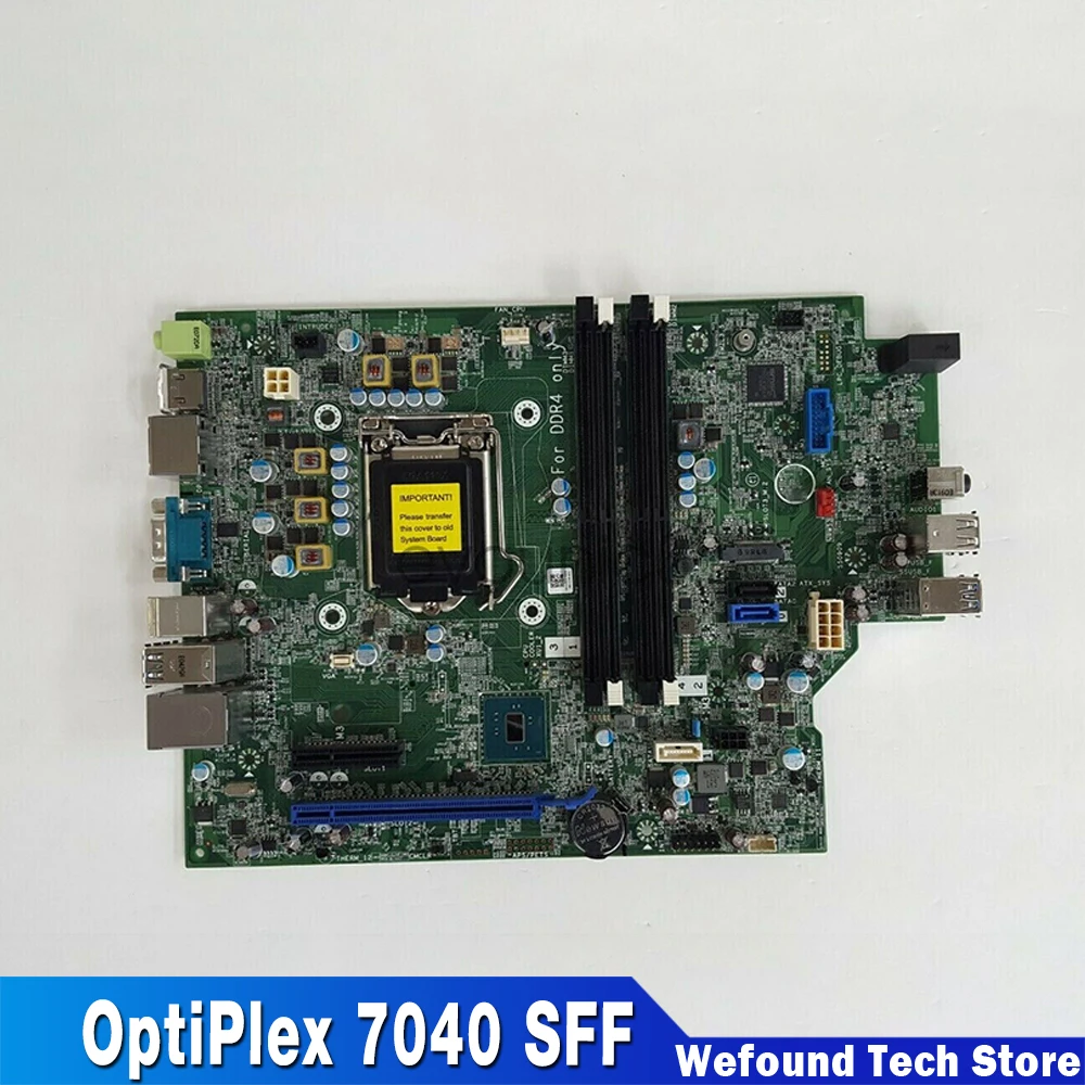 Desktop Motherboard For DELL OptiPlex 7040 SFF DDR4 LGA1151 HD5W2 0HD5W2 System Board Fully Tested