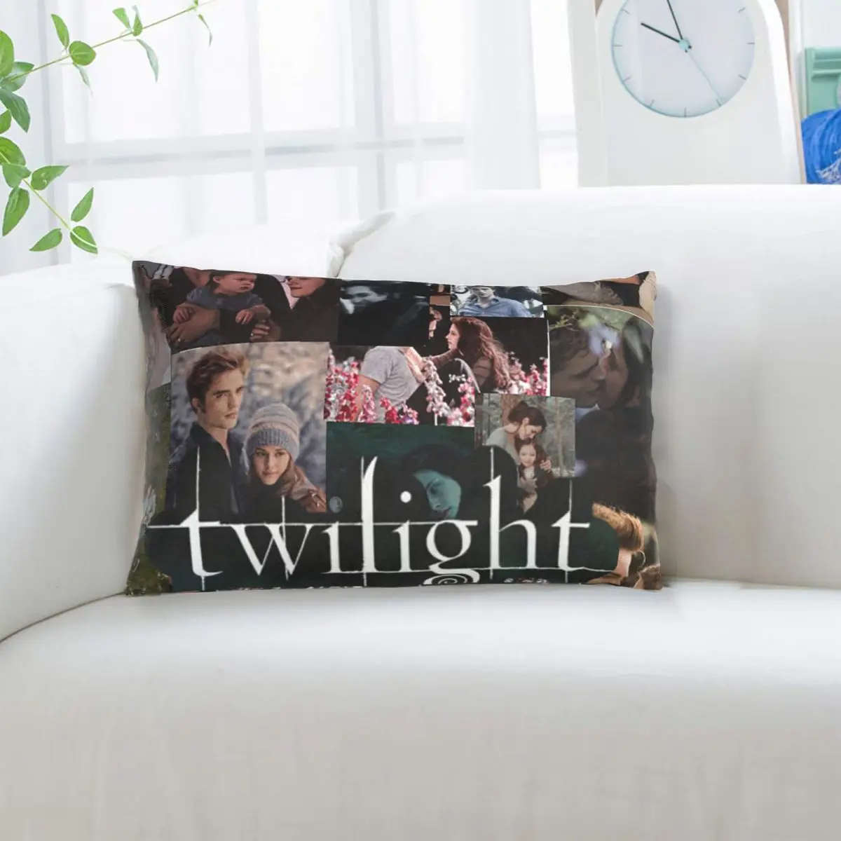 Edward Cullen Twilight Rectangle Pillowcase Cushion Cover Decorative Bedroom Bed Home Comfort Throw Pillow